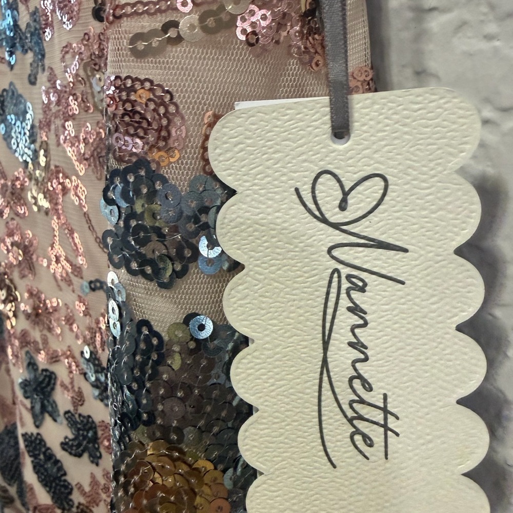 Kids Nannette Sequin dress NWT SIZE 6 - Picture 4 of 6
